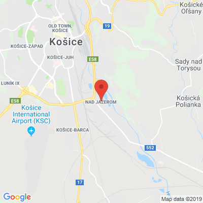Google map: Spišské námestie 4, Košice